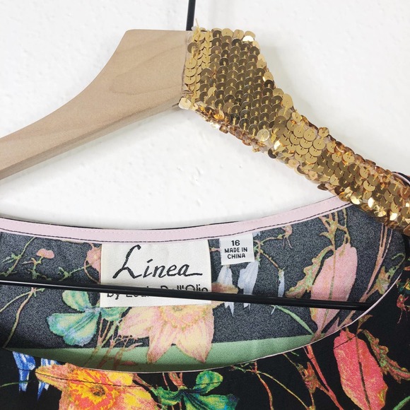 LINEA LOUIS DELL'OLIO Floral Blouse - Picture 6 of 6